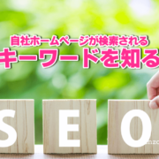 自社ホームページが検索されるキーワードを知る